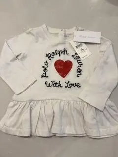 【新品タグ付き】 Ralph Lauren 刺繍 フリル長袖
