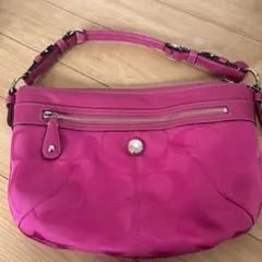 Coach コーチ　ピンク ショルダーバッグ