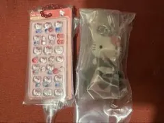 【レア】ハローキティ めじるしアクセサリー　ボンドロ　ガチャガチャセット