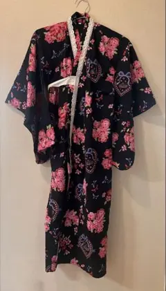 キャサリンコテージ　花柄浴衣 120サイズ