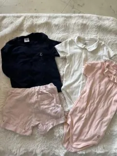 PETIT BATEAU ベビー服 4点セット 18m