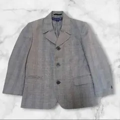 【ヒロココシノ　キッズ】子供服　テーラードジャケット　美品　グレンチェック　男子