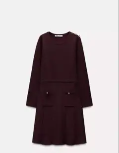 ニットミニワンピース ミニワンピース