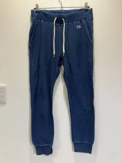 美品★チャンピオン リバースウィーブ スウェットパンツ インディゴ系 Ｓ