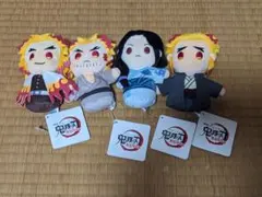鬼滅の刃 ぽてっとますこっとぬいぐるみ　煉獄家セット