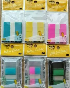 【6点セット】post-it jobis clear ポストイット
