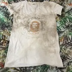 goa Tシャツ 希少 希少】 goa ムラ染め 羽根 デザイン Tシャツ ドリーム