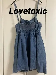 Lovetoxic ラブトキシック） デニムジャンパースカート