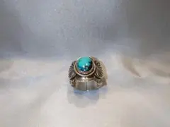インディアンジュエリー　ボー・リーブス作　ターコイズ シルバーリング