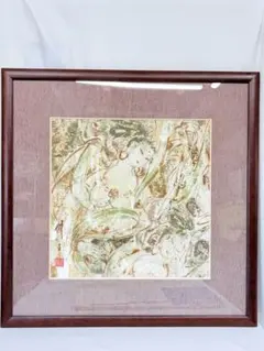 九谷焼 谷敷正人作 陶額雪月花『雪』飾絵皿 飾皿 陶板画 額装 - メルカリ