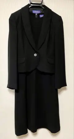 【ROND POINT東京ソワール】ブラックフォーマル ワンピース&ジャケット