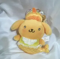 신품 산리오 폼폼푸린 人魚 ぬいぐるみマスコット 香港限定