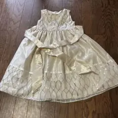女児　ドレス　ラメ入り　110から120