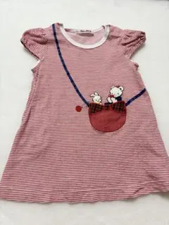 ファミリア　半袖ワンピース　チュニック　80