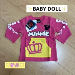 【新品】♡BABYDOLL ミニーマウス Tシャツ 80サイズ ♡
