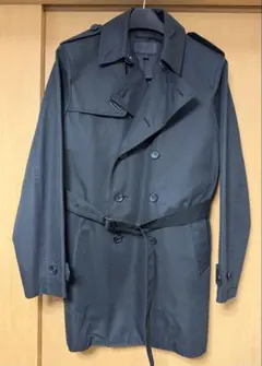 春先まで使えるCOACH ショートトレンチコート黒 美品