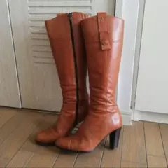アクアガール　キャメルレザー　ロングブーツあのサムネイル