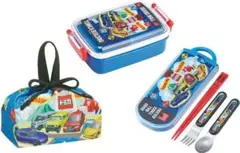 新品◆Skaterお弁当箱3点セット◆トミカお箸トリオセットお弁当袋 子供日本製