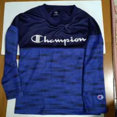 Champion 長袖カットソー 130サイズ 青