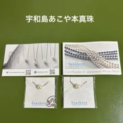 ⭐️新品　Seashore 宇和島　あこや本真珠 ネックレス 2点セット