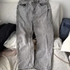 ZARA デニムパンツ グレー