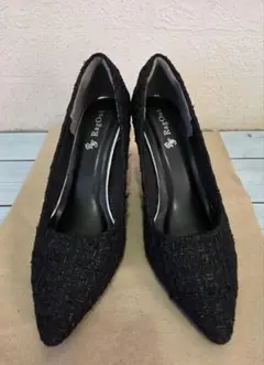 Avail 7cm ツイードパンプス