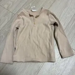 H&M オーガニックコットン ピンク トップス 80