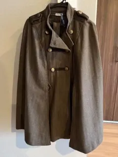 axes femme　ナポレオンマント風コート