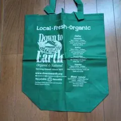 【新品】Down to Earth エコバッグ 緑
