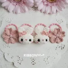୨୧ヘアゴムセットJ-111୨୧ベビー&キッズ⑅﻿ハンドメイド⑅﻿
