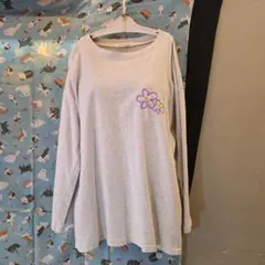 팬 FUN 디자인 롱 티셔츠