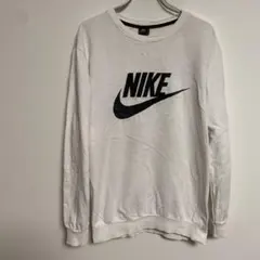 Nike ナイキ ホワイト クルーネックスウェット トレーナー XL