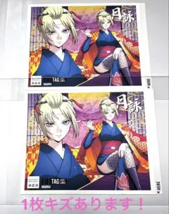 劇場版　新劇場版　銀魂　吉原大炎上　ラベル缶　月詠　ステッカー