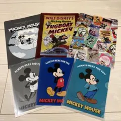 ※即日発送　ミッキーマウス クリアファイル 6枚セット