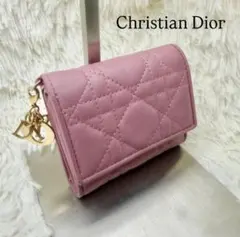 ✨️Christian Dior✨️ Lady Dior ロータスウォレット財布