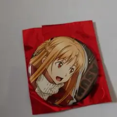 ソードアート・オンライン　SAO　ロールアイス　缶バッジ　アスナ