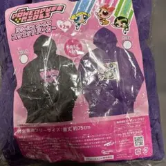 パワーパフガールズ フリーサイズ パープルスウェットパーカー