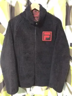 FILA ボアフリースブルゾン（リバーシブル）