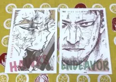 ヒロアカ 原画展 ワンシーンカードコレクション ホークス エンデヴァー