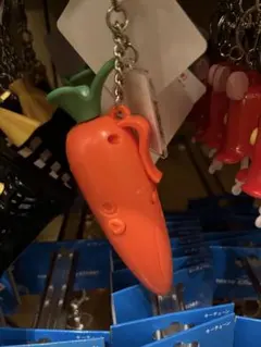 ディズニー　ズートピア　にんじんキーチェーン　録音機能付