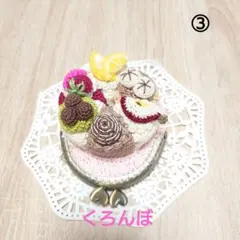 ハンドメイドスイーツがま口❀ショートケーキ