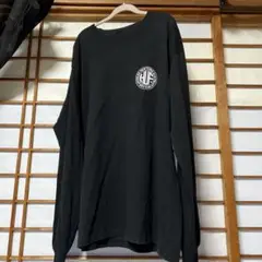 HUF ブラック ロングスリーブカットソー