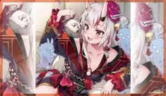 ホロライブ　百鬼あやめ　ラバーマット　プレイマット