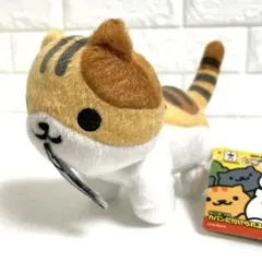 ねこあつめ しまみけさん カバンに付けられるでっかいぬいぐるみ　ネコ　ぬいぐるみ
