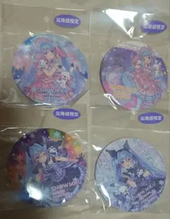 初音ミク　サンリオ　マイメロディ　マイメロ　クロミ ビッグ缶バッジセット
