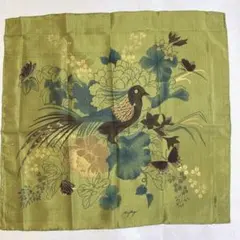 タイシルク100％手織りスカーフ （約43cm角）