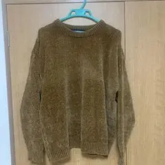 RAGEBLUE ブラウン ニットセーター