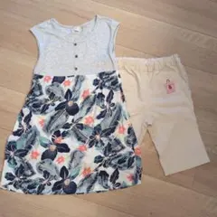 f dash ファミリア ハーフパンツとワンピースのセット 130140