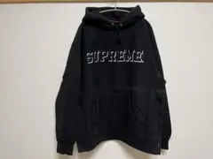 値下げ‼️Supreme ブラック フード付きパーカー