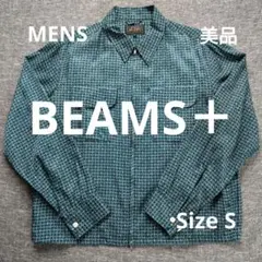 【BEAMS＋】ペイズリープリント ジャンパー薄手 S